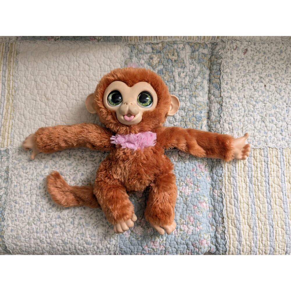 WORKS Hasbro FurReal Friends Cuddles My Giggly Monkey